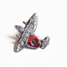 Poppy Spitfire Pin Badge